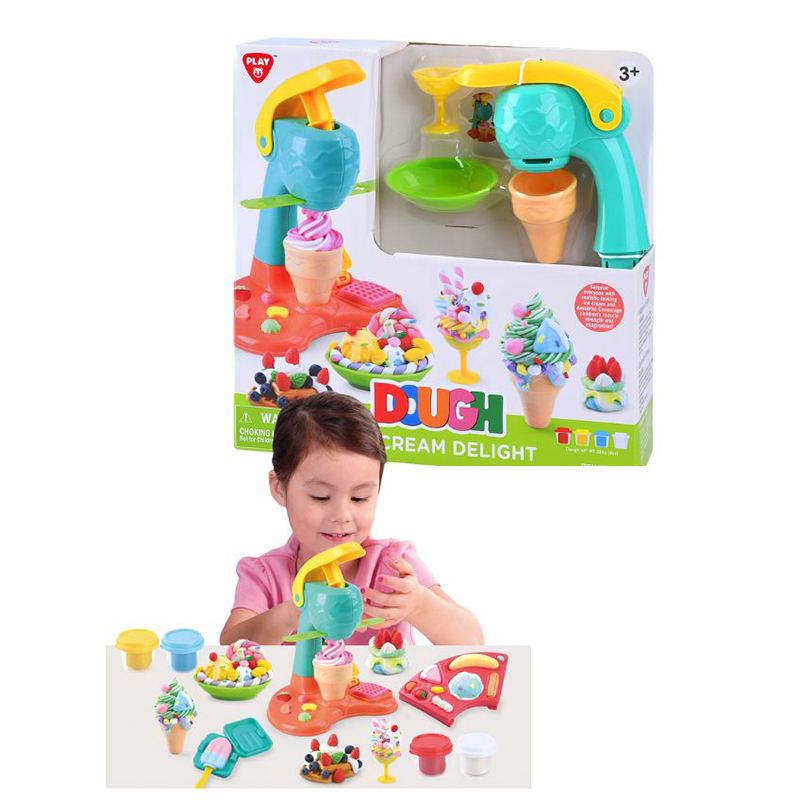 Plastilina Máquina de Gelados Playgo