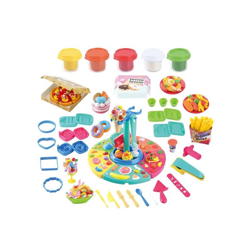 Plastilina Conjunto de Comida Deluxe Playgo - Imagem 1