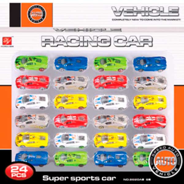 Pack 24 Coches Super Sports Carreras - Imagen 1