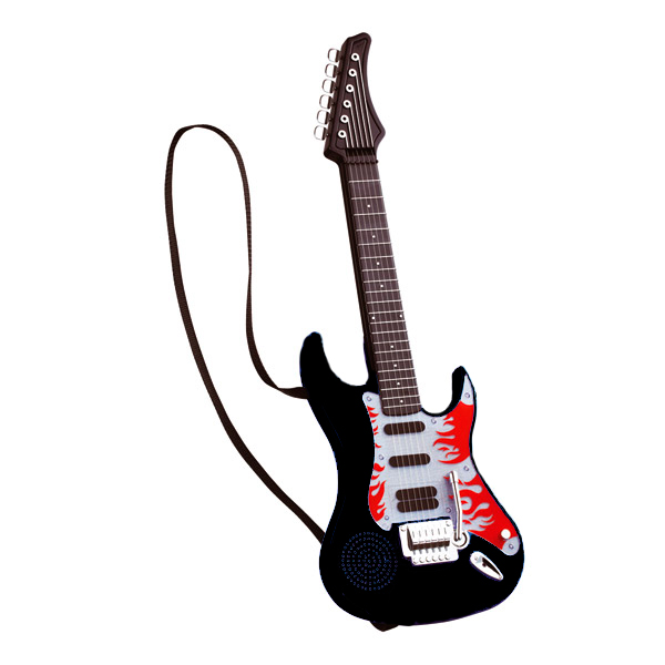 Guitarra de Rock Infantil Negra DJ - Imagen 1