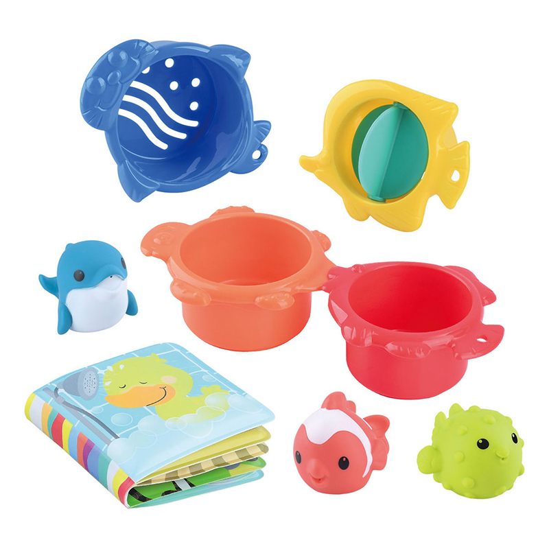 Brinquedos de Banho Splashy 8p Playgo