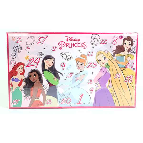 Disney Calendario Adviento Maquillaje Infantil Princesas - Imagen 1