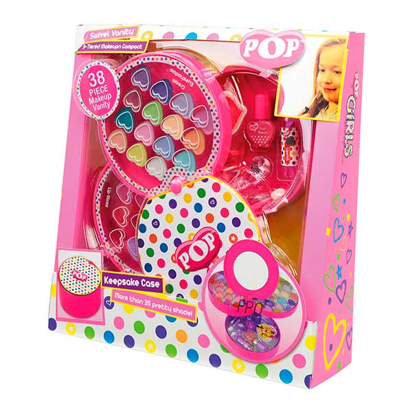 Conjunto 3 Pisos Maquillaje Infantil Pop Swivel - Imagen 1