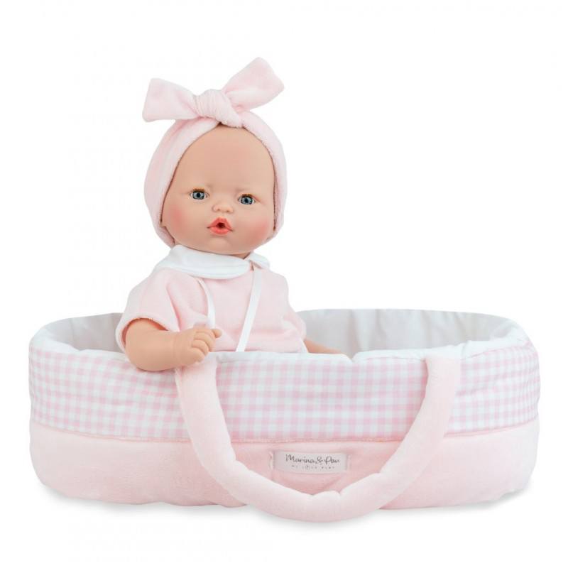 Muñeca Pitus con Mecanismo y Capazo en Bolsa 35cm