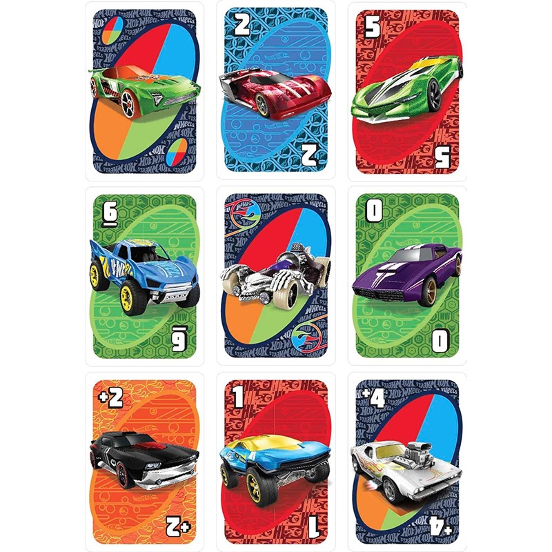 UNO Hot Wheels Juego de cartas - Imagen 3