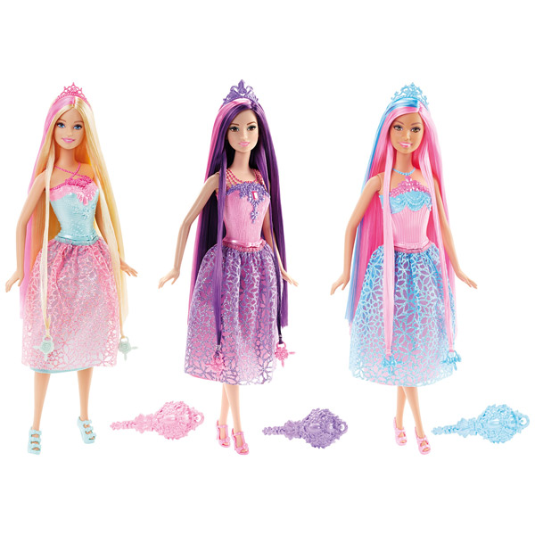 Barbie Princesa Peinados Magicos #3 - Imagen 1