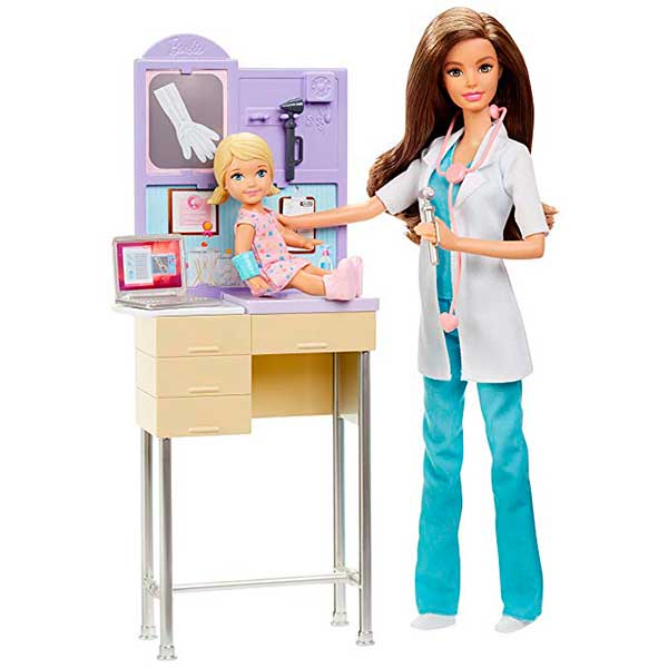 Muñeca Barbie Quiero Ser Pediatra - Imagen 1