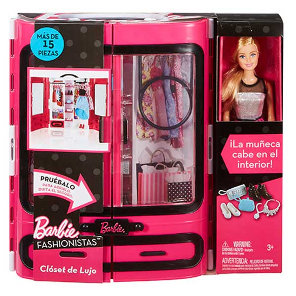 Muñeca Barbie y su Armario Fashion - Imagen 1