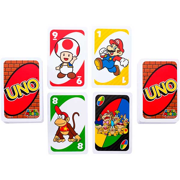 Super Mario Bros Jogo de cartas UNO - Imagem 3