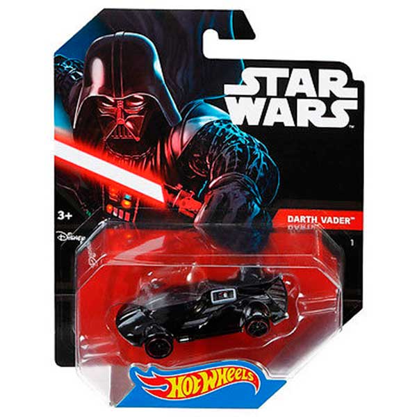 Hot Wheels Vehículo Star Wars Darth Vader - Imagen 1