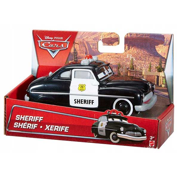 Cars Carro Sheriff 13cm - Imagem 1