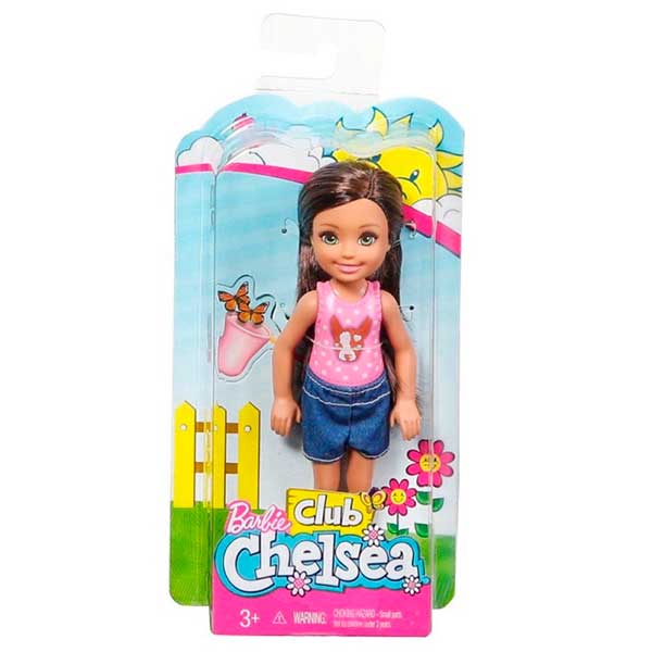 Muñeca Chelsea Barbie Negrita Perrito - Imagen 1