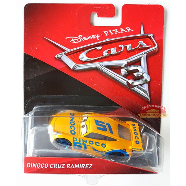Coche Dinoco Cruz Ramirez Cars 3 - Imagen 1