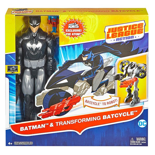 Batmoto con Batman Liga Justicia 30cm - Imatge 1