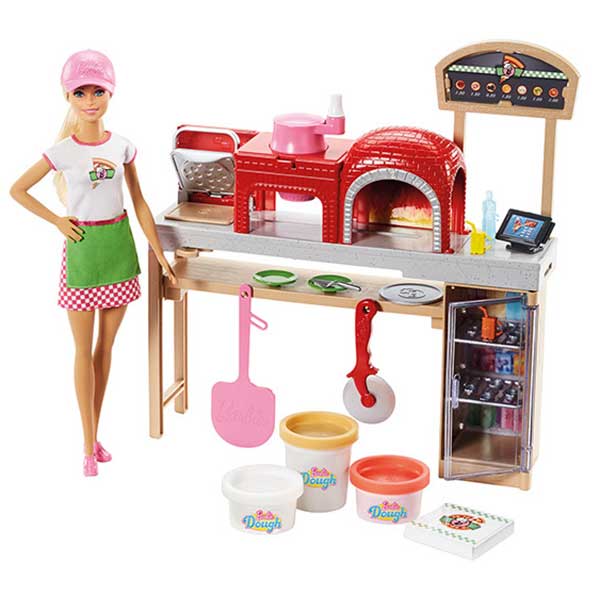 Muñeca Barbie Pizza Chef - Imagen 1