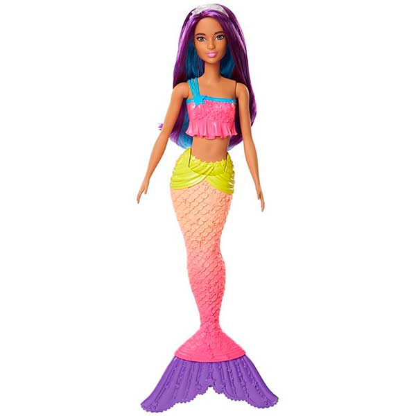 Muñeca Sirena Barbie Naranja - Imagen 1