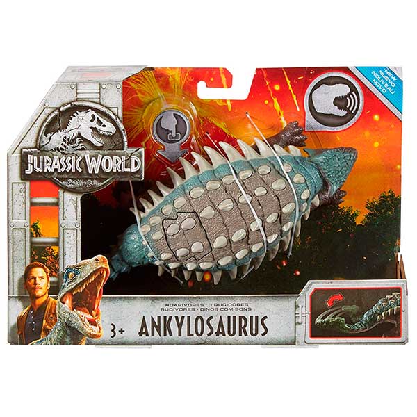 Dinosaurio Ankylosaurus Jurassic World Sonidos - Imagen 1