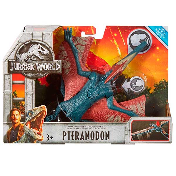 Dinosaurio Pteranodon Sonidos Jurassic Wolrd 25cm - Imagen 2