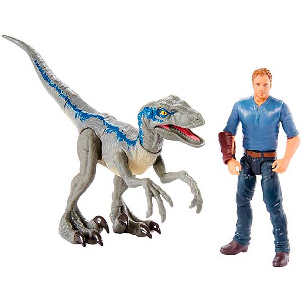 Pack Owen y Dinosaurio Blue Jurassic World - Imagen 1