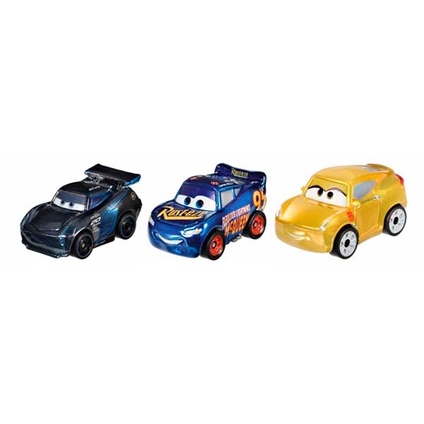 Pack 3 Coches Cars Mini Racers #1 - Imagen 1