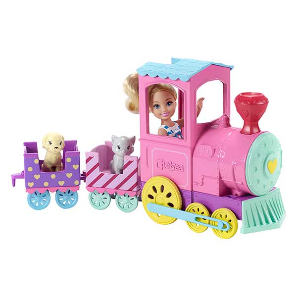 Chelsea y su Tren de Mascotas Barbie - Imatge 1