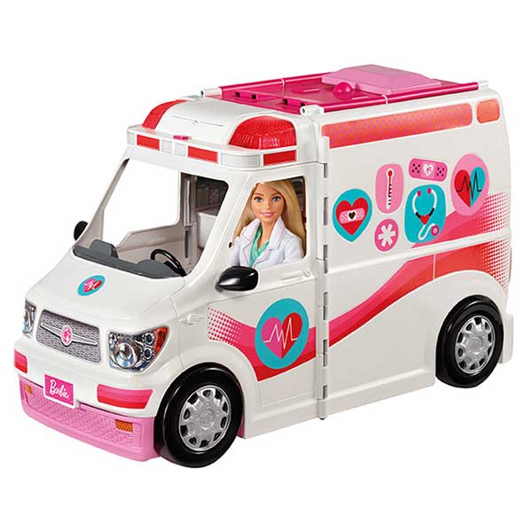 Barbie Ambulancia Hospital 2en1 - Imagen 1