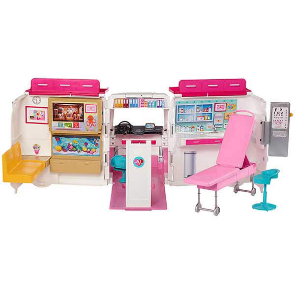 Barbie Ambulancia Hospital 2en1 - Imagen 2