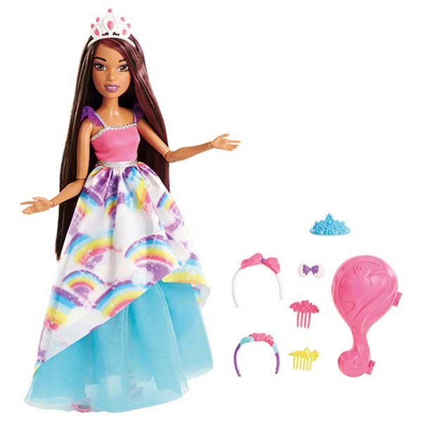 Barbie Gran Princesa Morena 43cm - Imatge 1