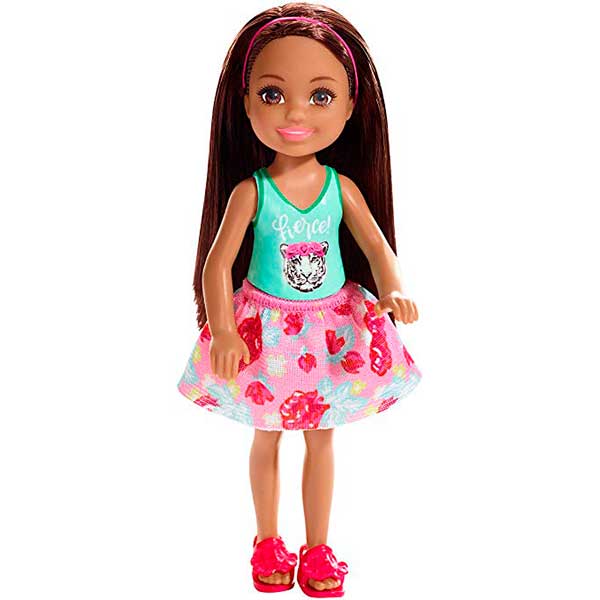 Barbie Boneca Chelsea Menina Morena Tigre - Imagem 1