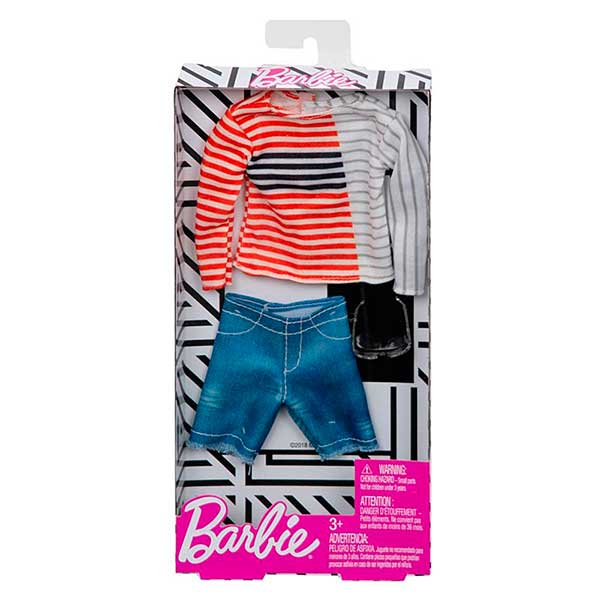 Barbie Ken Ropa Moda Camiseta Rayas - Imatge 1