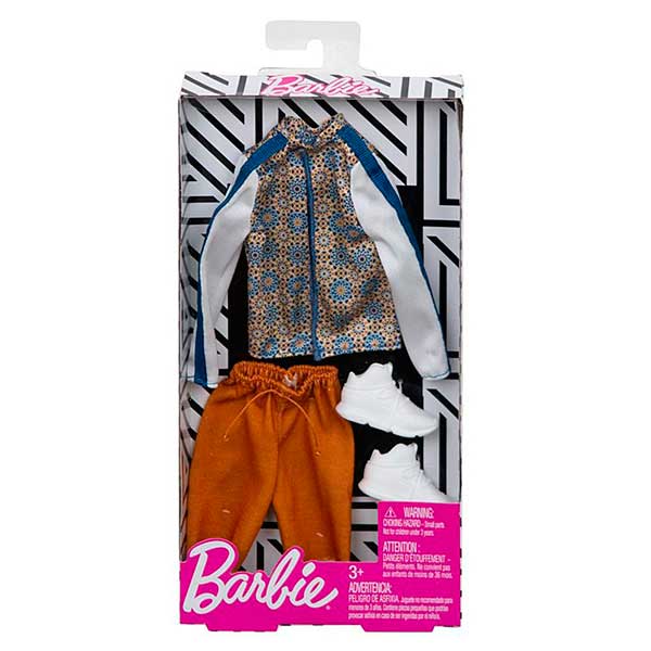 Barbie Ken Ropa Moda Floral - Imagen 1