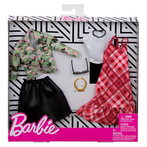 Pack 2 Modos Barbie Ropa Cuadros - Imatge 1