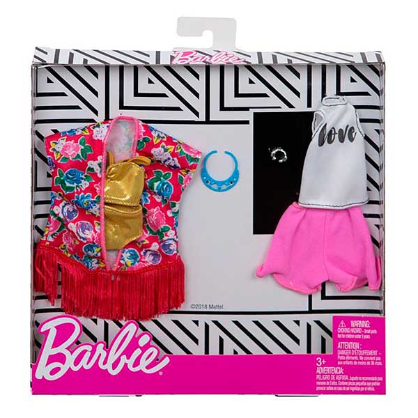 Barbie Vestidos Pack 2 Modas Ropa Love - Imatge 1
