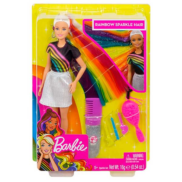 Muñeca Barbie Mechas Arco Iris - Imatge 6