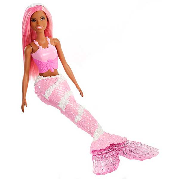 Muñeca Barbie Sirena Rosa Dreamtopia - Imatge 1