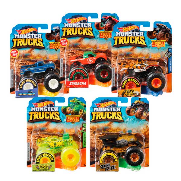 Coche Hot Wheels Vehiculo Monster Truck 1:64 - Imagen 1