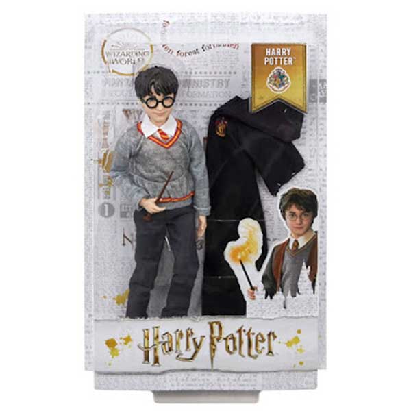 Harry Potter Boneco con Varita 25cm - Imagem 2