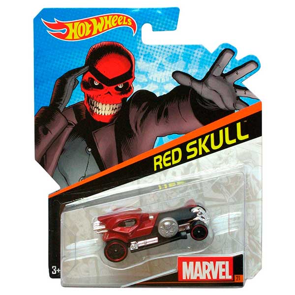 Coche Hot Wheels Red Skull Marvel - Imagen 1