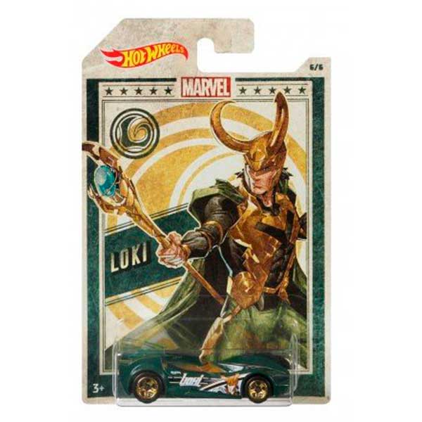 Coche Hot Wheels Loki Marvel - Imagen 1