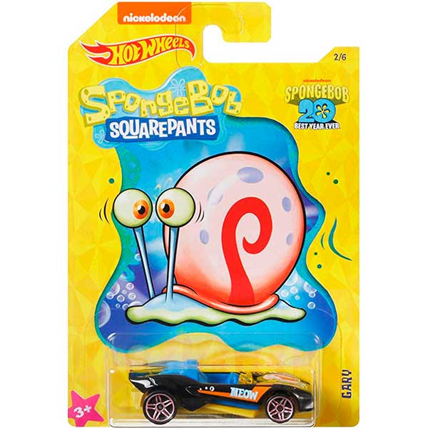 Hot Wheels SpongeBob Carro Gary - Imagem 1