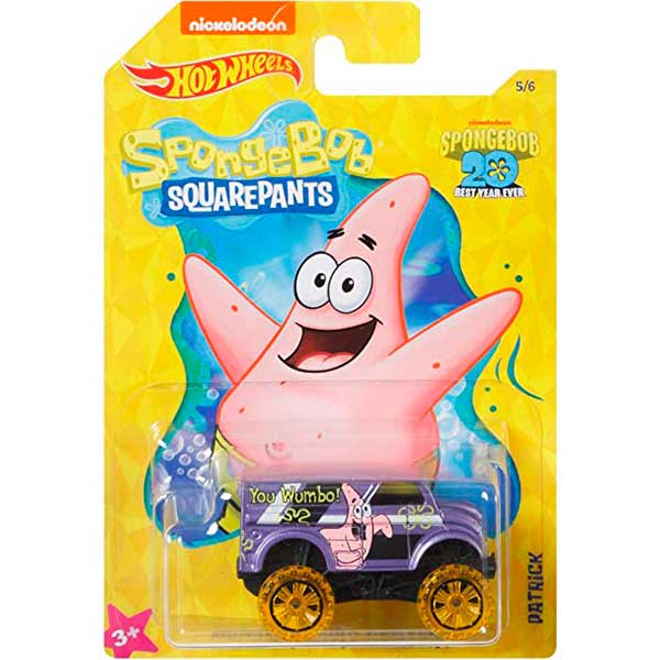 Hot Wheels SpongeBob Carro Patrick - Imagem 1
