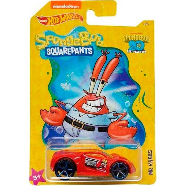 Hot Wheels SpongeBob Carro Mr.Krabs - Imagem 1