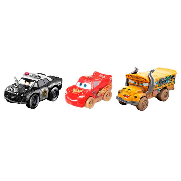 Pack 3 Carros Cars Mini Racers Derby - Imagem 1