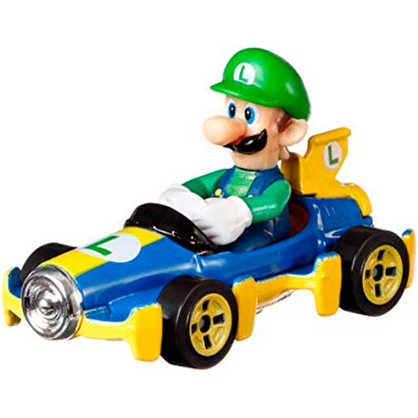 Cotxe Hot Wheels Luigi Mario