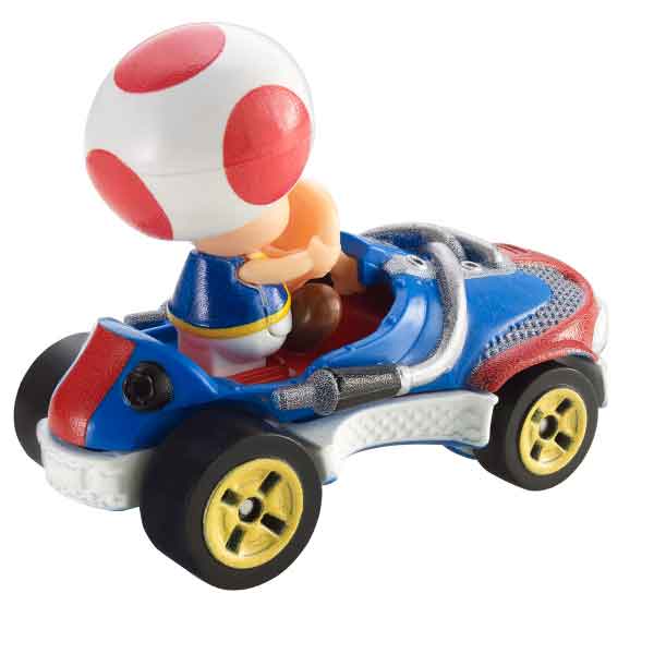 Coche Mario Bros Hot Wheels Toad Mario - Imagen 1