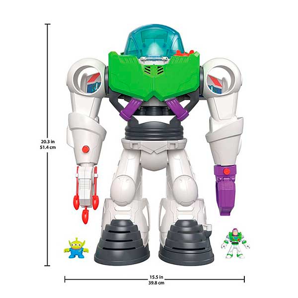 Robot Buzz Imaginext Toy Story 52cm - Imagen 2