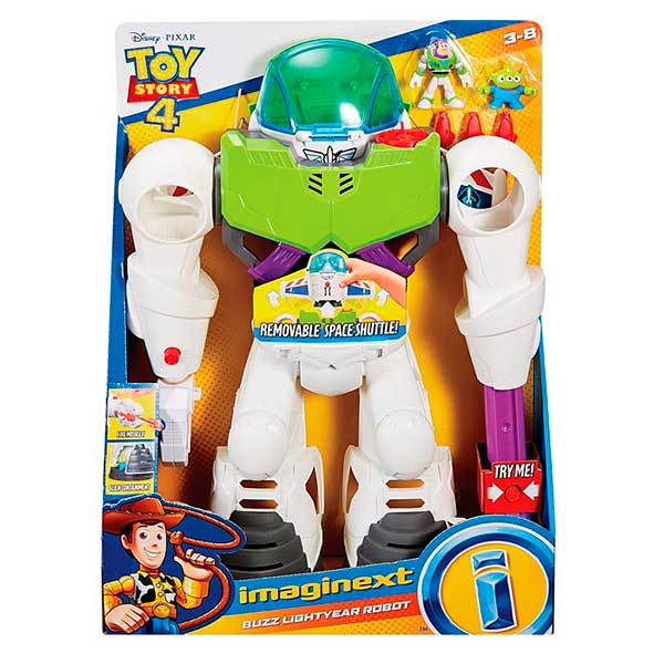 Robot Buzz Imaginext Toy Story 52cm - Imatge 5