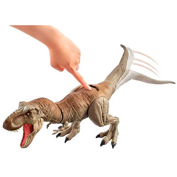 Jurassic World Figura Dinossauro T-Rex Mega Ataque 55cm - Imagem 5