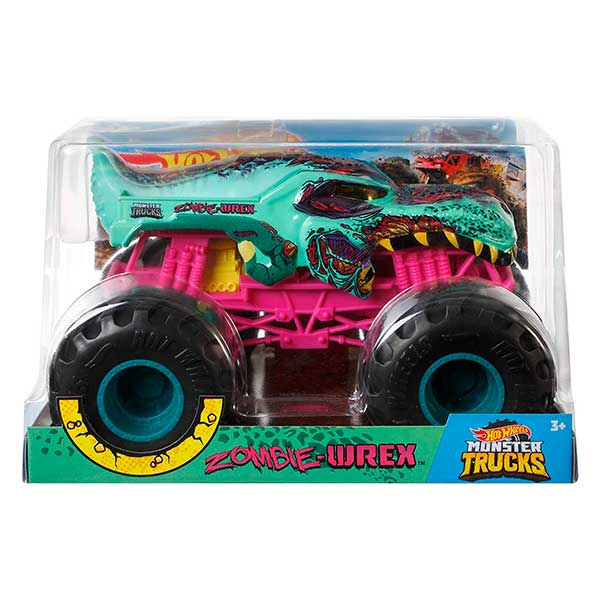 Monster Hot Wheels Zombie Wrex 1:24 - Imagen 1