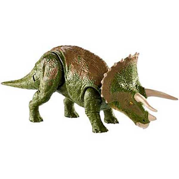 Jurassic World Figura Dinosaurio Triceratops Ataque Doble - Imagen 1